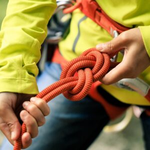 Rope knot for climbing